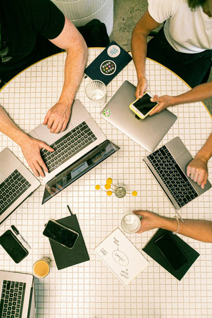 Our team at work